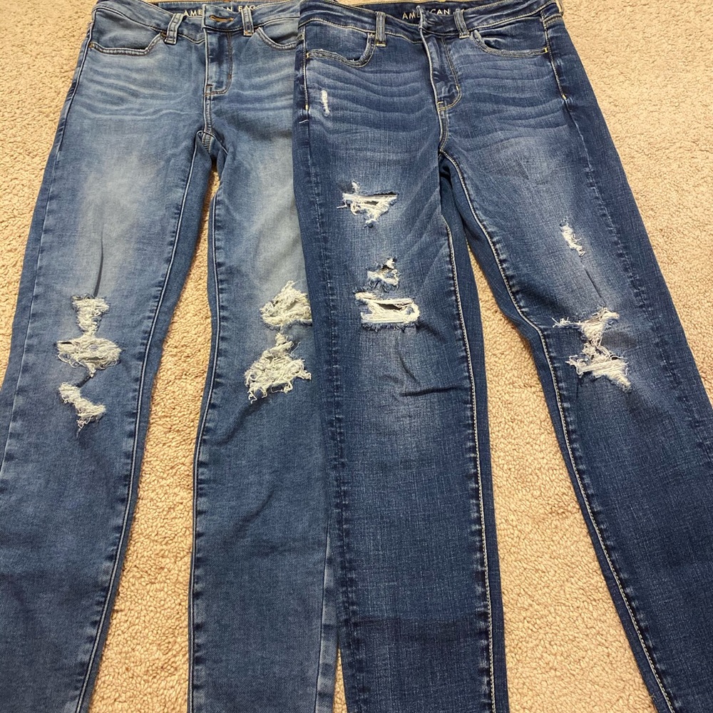 PACK OF 2 AE JEANS